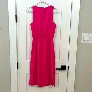 J Crew Button Back Midi Dress